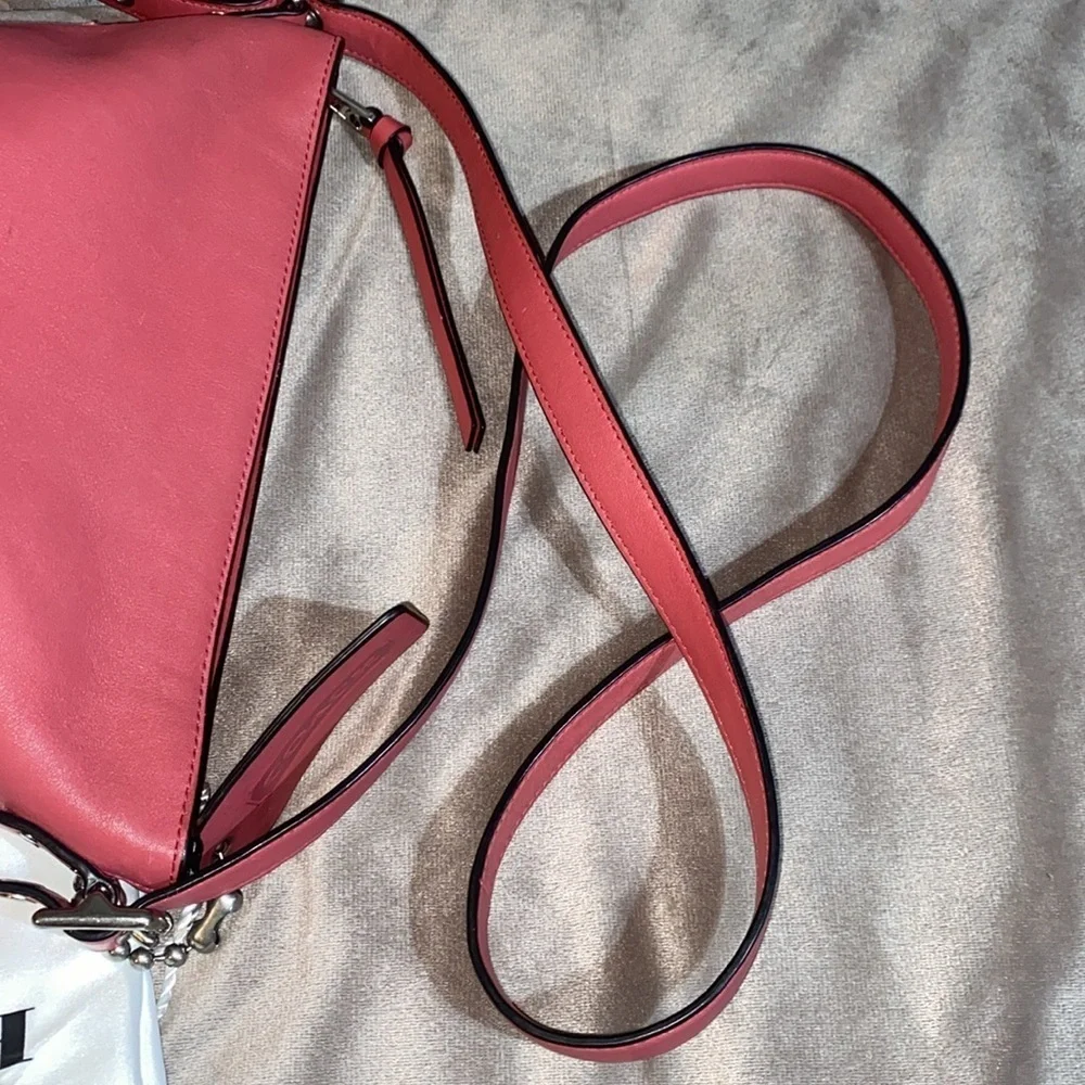 COACH Bleecker Sport Mini Duffle Crossbody Shoulder Bag Loganberry 32281